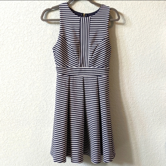 Navy & White Striped Altar'd State Dress Size S - Picture 10 of 10